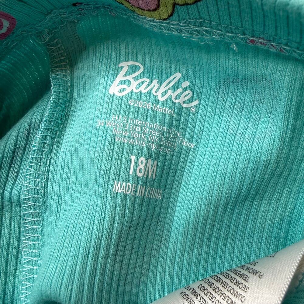 NWT Barbie Toddler Girls 3PC Outfit Shirt Leggings Headband 18M - Picture 6 of 7
